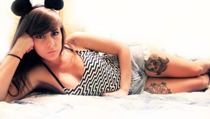 Girls And Tattoos Go Good Together (46 pics)