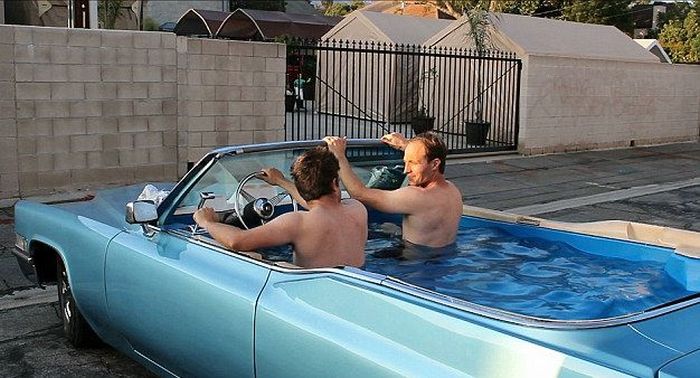 1969 Cadillac Converted Into A Mobile Hot Tub (20 pics)