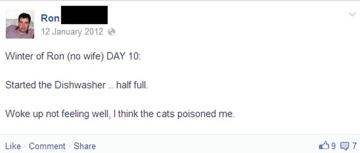 Life Without The Wife On Facebook (19 pics)