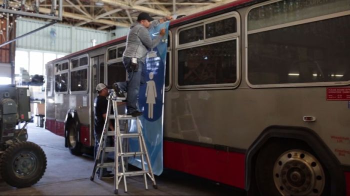 San Francisco Buses Give The Homeless A Shower (8 pics)