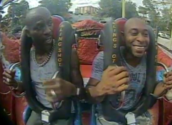 DMX Freaks Out On Amusement Park Ride