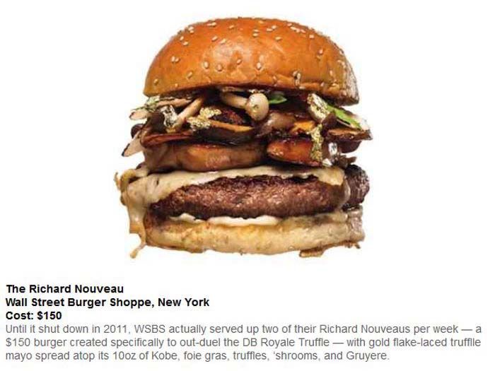 The 10 Most Expensive Burgers On Planet Earth (10 pics)