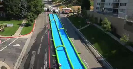 awesome slip and slide