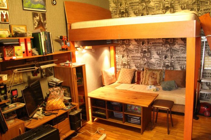 How To Make A Loft Bed At Home (16 pics)