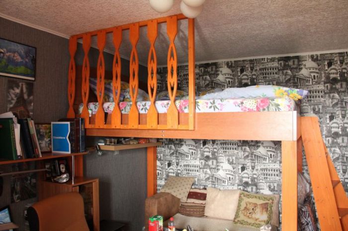 How To Make A Loft Bed At Home (16 pics)