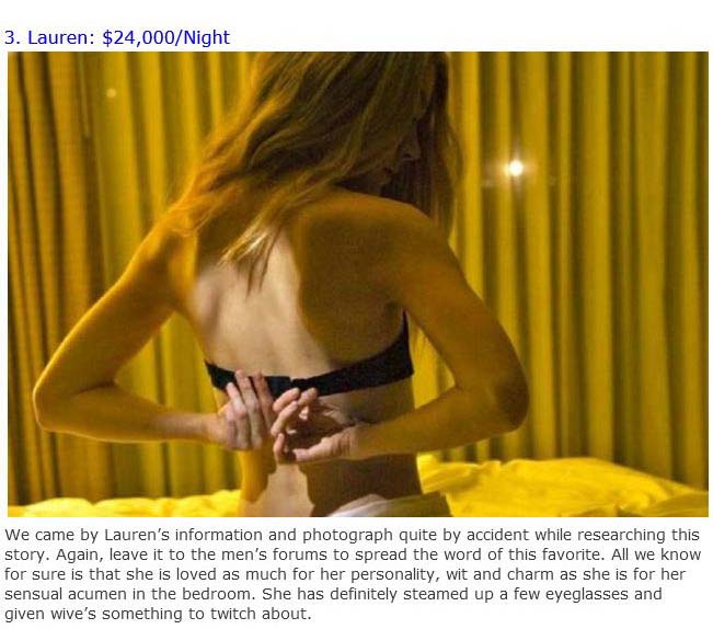 The Most Expensive Female Escorts Ever (10 pics)