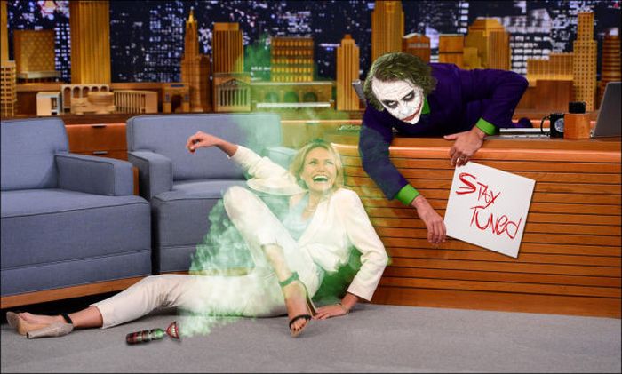 Cameron Diaz And Jimmy Fallon Turn Into A Meme (22 pics)