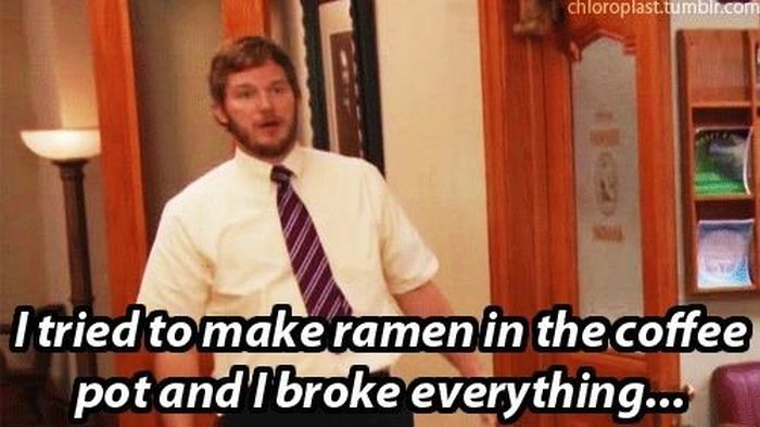 Great Moments From Chris Pratt's Andy Dwyer (24 pics)