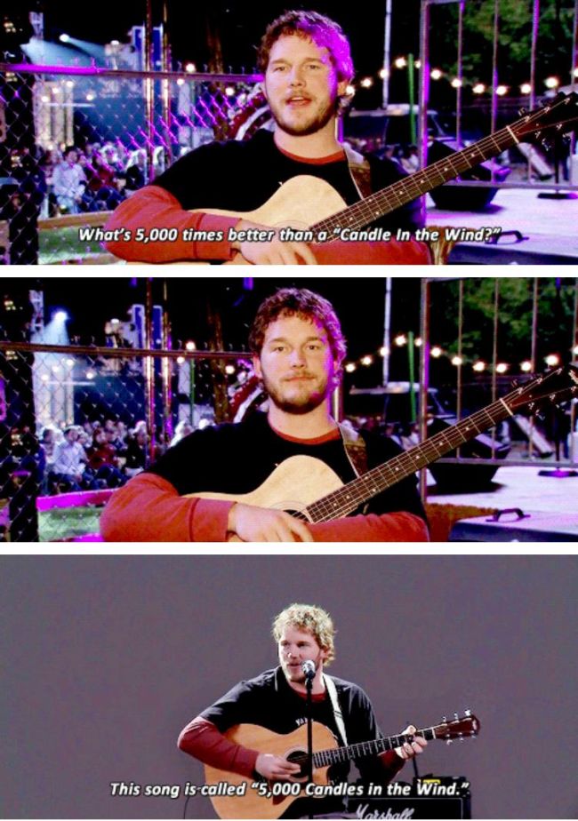 Great Moments From Chris Pratt's Andy Dwyer (24 pics)