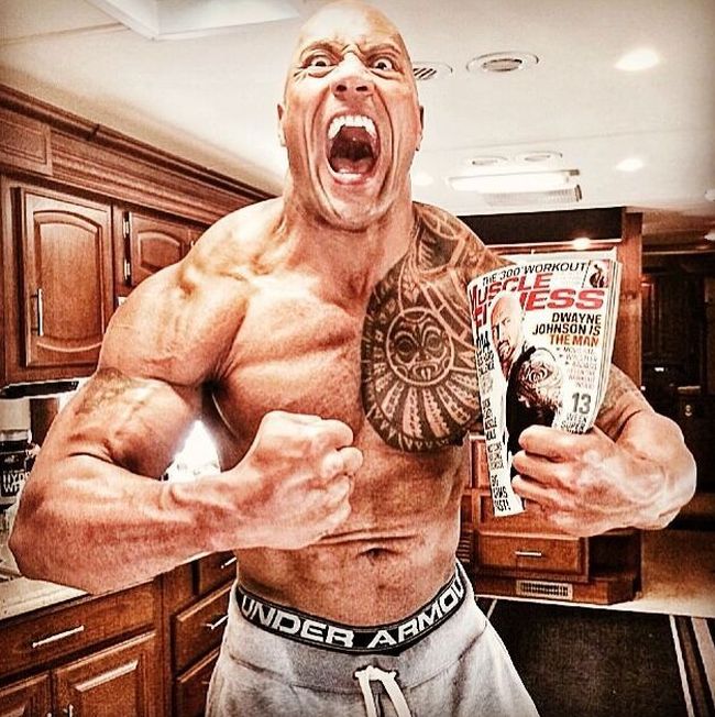 How To Get Ripped Like The Rock (13 pics)