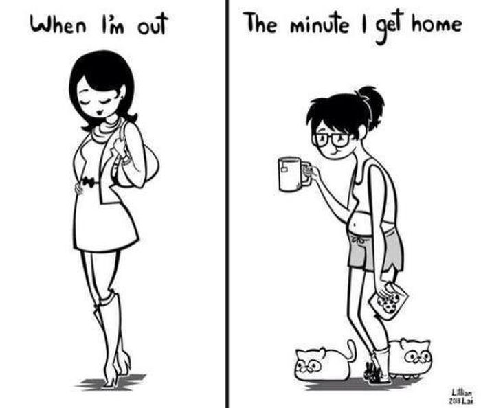 A Day In The Life Of A Woman (11 pics)