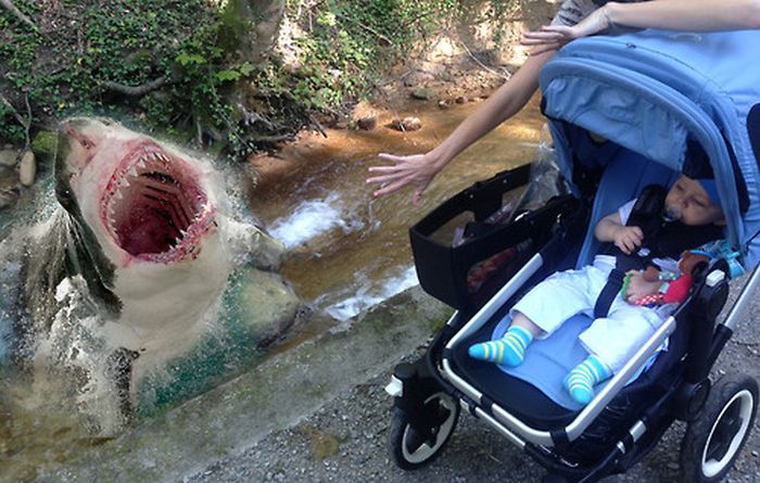 Hilarious Babysitter Photoshops (5 pics)