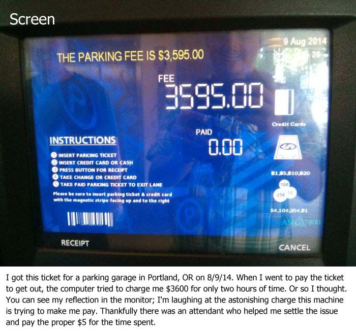 Most Expensive Parking Ever (2 pics)