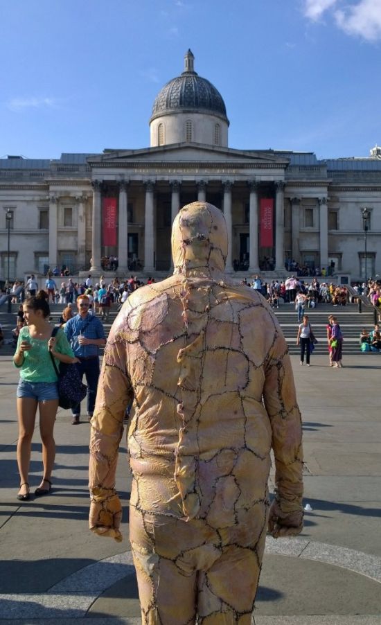 Man Walks Around Town In Chicken Skin Suit 15 Pics 