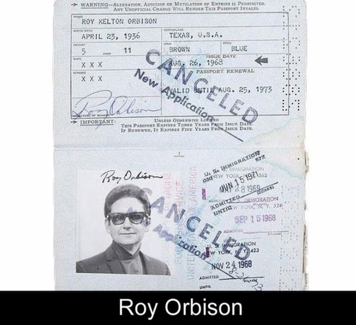 17 Iconic Celebrity Passports (17 pics)