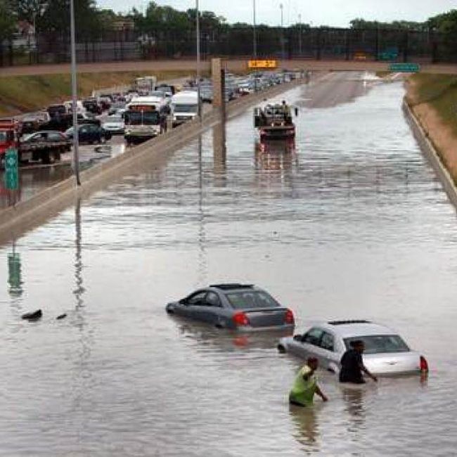 The Flooded Streets Of Detroit (35 pics)
