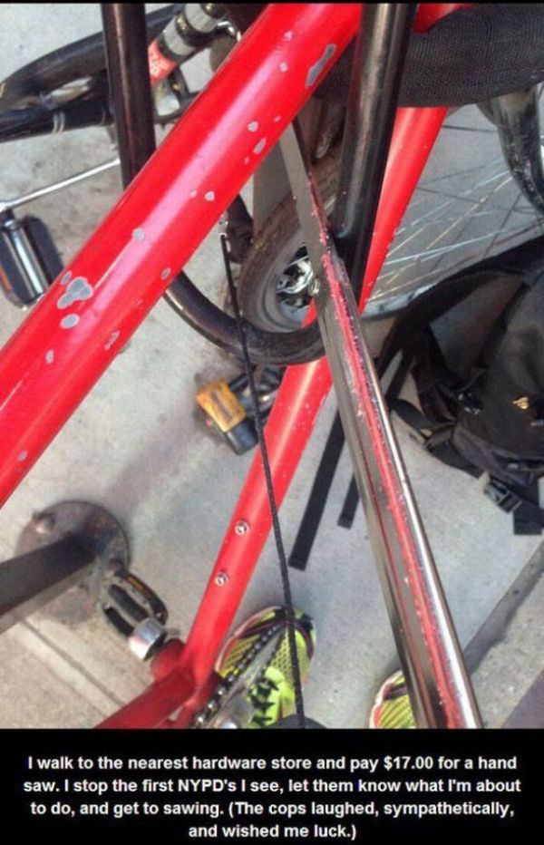 Man Has To Steal His Own Bike (6 pics)