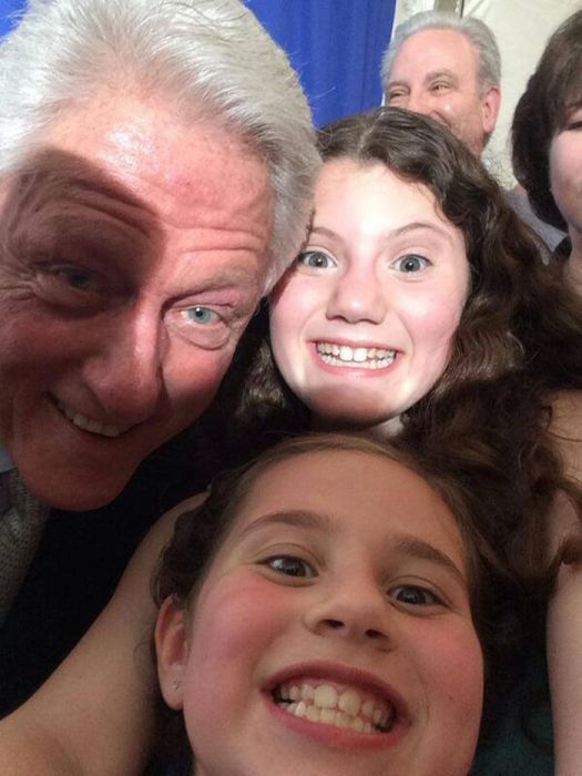 Bill Clinton Is The Commander In Chief Of Selfies (18 pics)