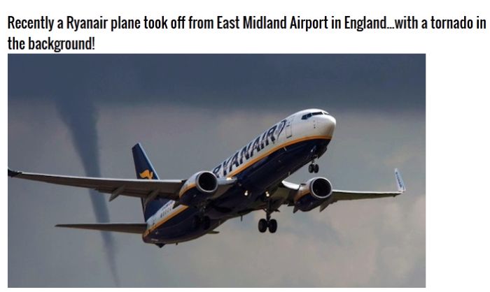 When Airplanes Get Too Close To Natural Disasters (4 pics)