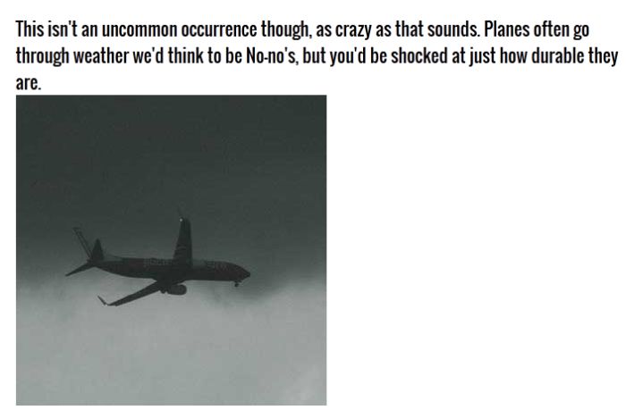 When Airplanes Get Too Close To Natural Disasters (4 pics)