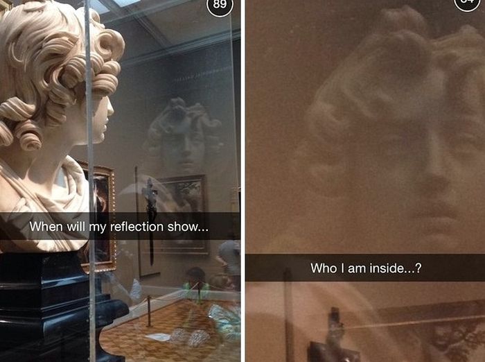 Famous Works Of Art Get The Snapchat Treatment (35 pics)