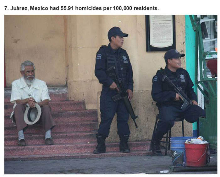 The 25 Most Dangerous Cities On Planet Earth (25 pics)