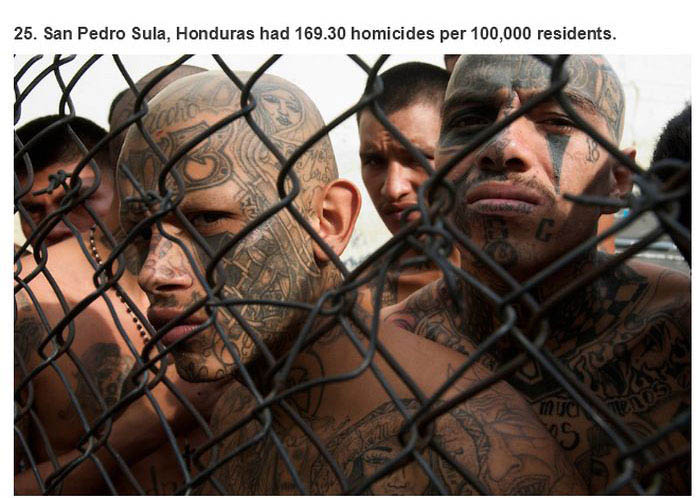The 25 Most Dangerous Cities On Planet Earth (25 pics)