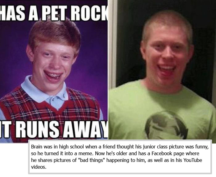 People From Popular Memes Then And Now (8 pics)