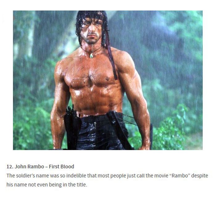 Sylvester Stallone’s 15 Best Character Names Ever (15 pics)