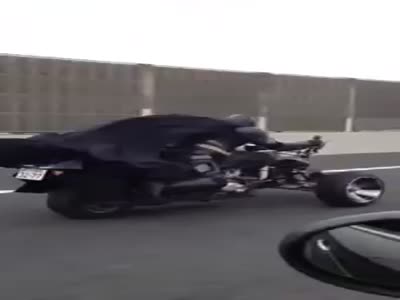 Batman Spotted On A Japanese Road
