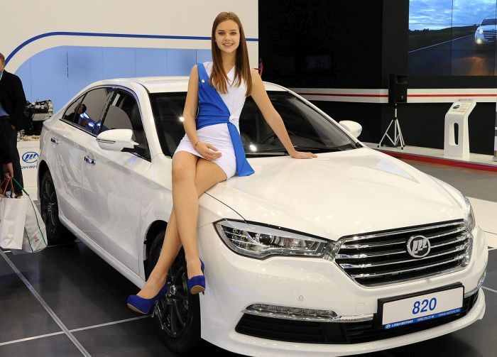 Girls From The Moscow International Automobile Salon (70 pics)