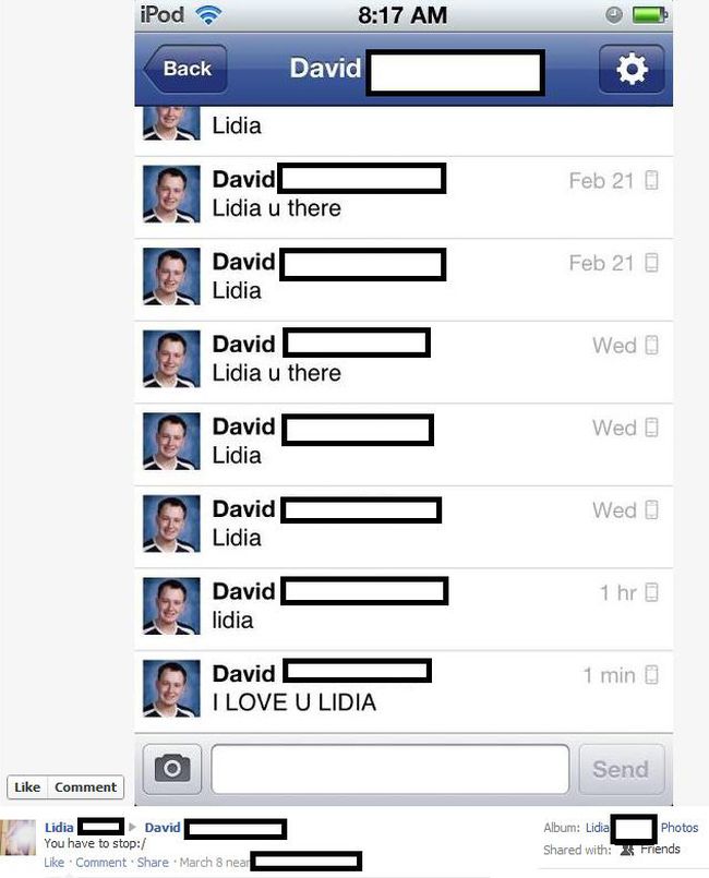 Guy Totally Fails At Picking Up Women On Facebook (10 pics)