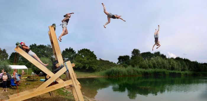 Fun Time With A Human Catapult (7 pics)