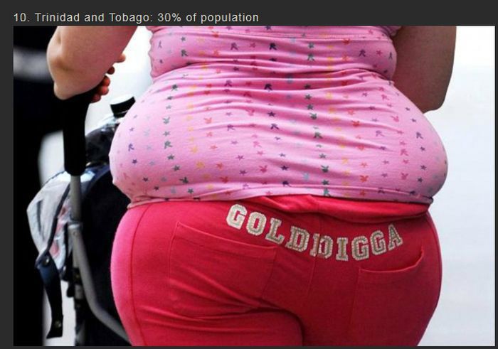 The Top 10 Fattest Countries In The World (10 pics)