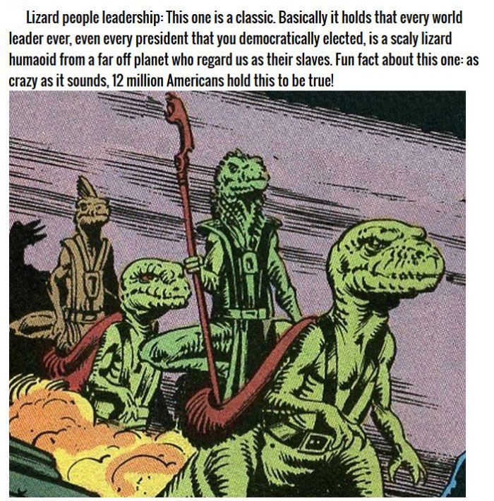 Crazy Conspiracy Theories That People Believe Are True (8 pics)