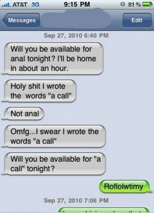 Autocorrect Obviously Has A Dirty Mind (23 pics)