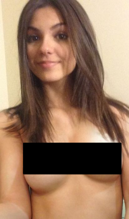 Victoria Justice's photos leaked from iCloud. 