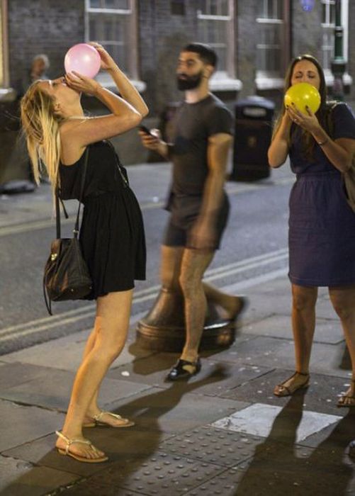 British Teens Consume Laughing Gas (42 pics)