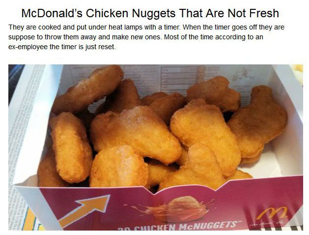 Fast Food Employees Tell Us Which Items We Should Never Eat There (14 pics)