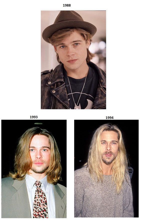 The Evolution Of Brad Pitt From 1988 To Today (5 pics)