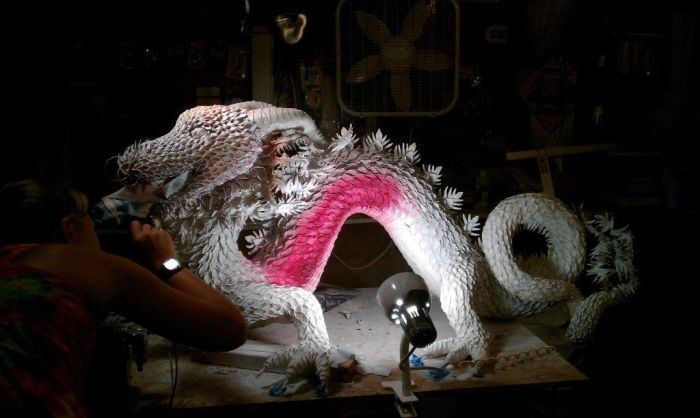 It's Amazing What This Girl Did With Paper Mache (13 pics)