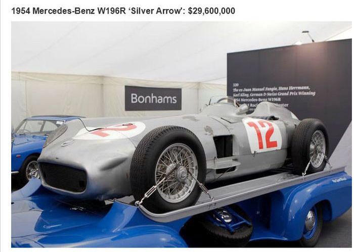 The 26 Most Expensive Cars Ever Sold At An Auction (26 pics)