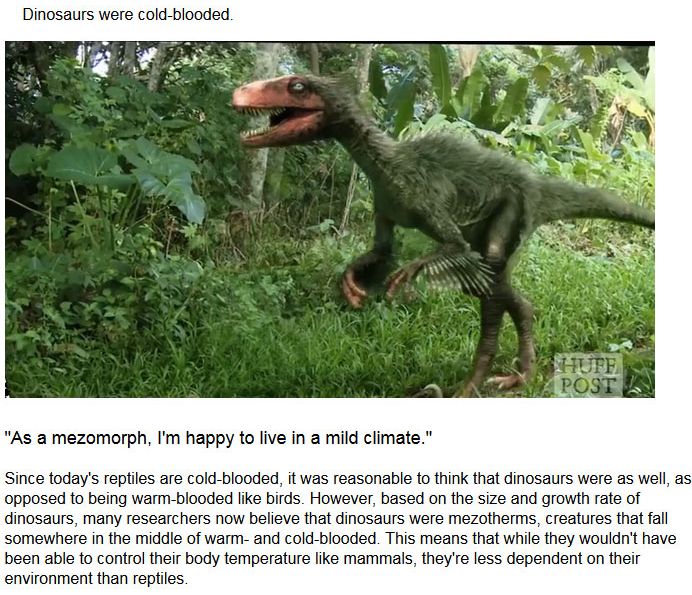 Myths About Dinosaurs Get Mythbusted (5 pics)