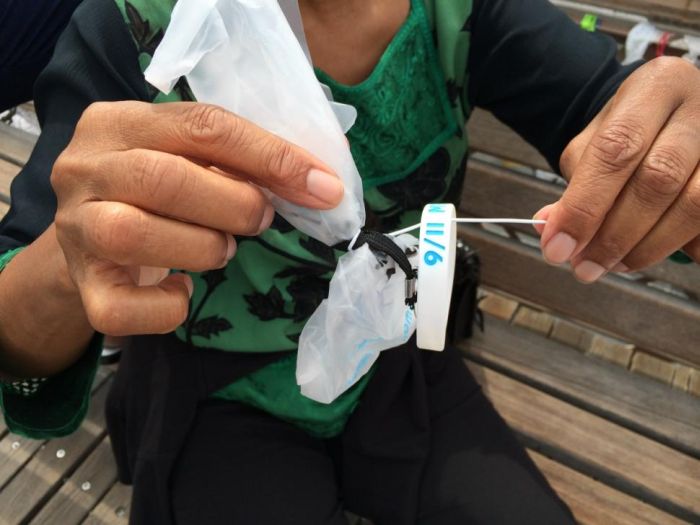 People Are Leaving Something Odd At The Brooklyn Bridge (8 pics)