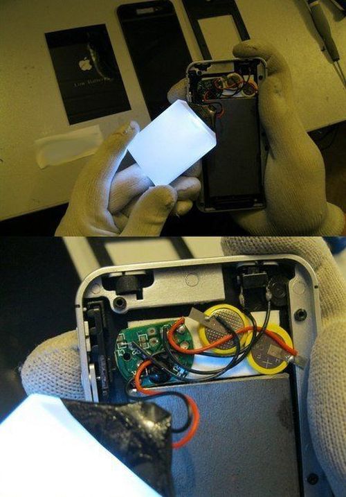 The Inside Of A Fake iPhone (9 pics)