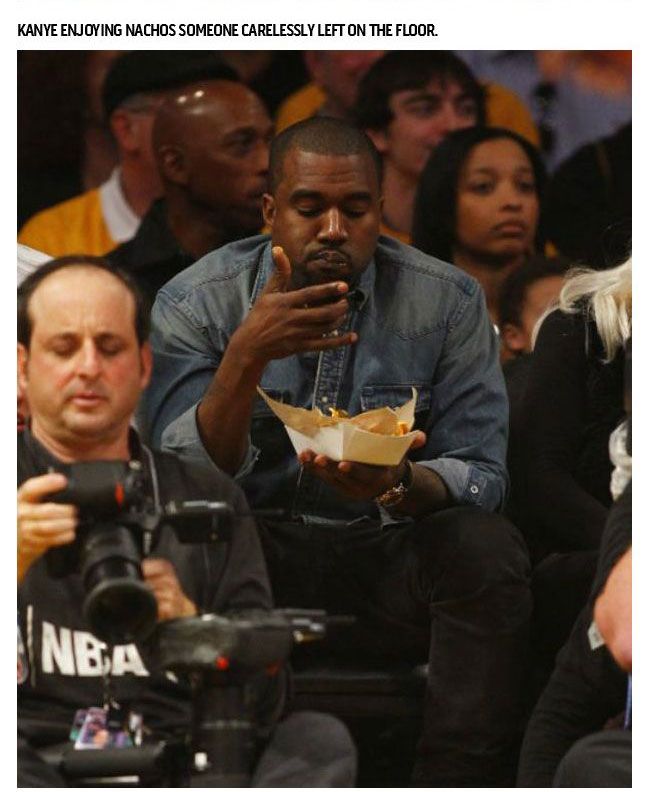 When Kanye West Does Normal Everyday Things (18 pics)