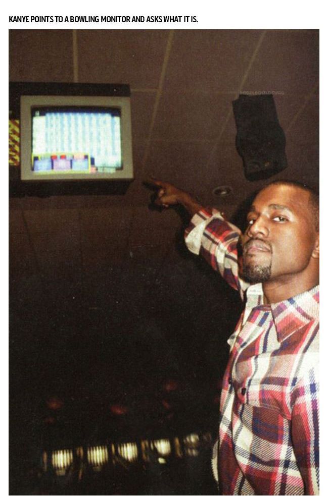 When Kanye West Does Normal Everyday Things (18 pics)