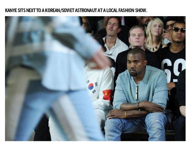 When Kanye West Does Normal Everyday Things (18 pics)