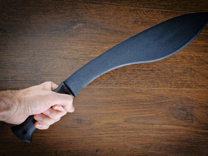 Fighting A Machete With Your Bare Hands (2 pics)