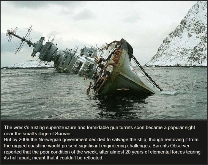 The Wreckage Of The Soviet Battlecruiser Murmansk (9 pics)